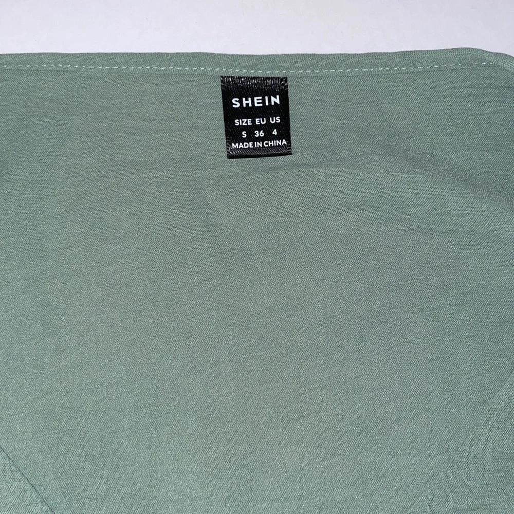 SHEIN Dusty Green Casual Top - Picture 2 of 7